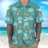 Custom Photo Best Dad By Par Familly Hawaii Shirt HO82 893748