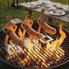 Funny BBQ Sausage Stainless Steel Holder, Sticks for Outdoor Camping BBQ LM32 669977