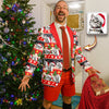 Custom Cat Photo With Christmas Pattern Family Men's Suits HO82 900430