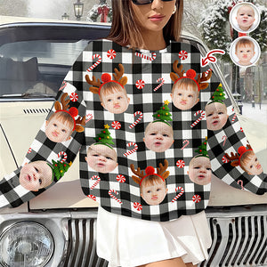 Custom Face Christmas Silly Family, Friends, Co-Workers - Personalized Ugly Sweater HO82 900084