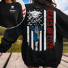 Personalized Class Of 2025 Flag Graduation Back & Front Dark Shirt LM32 893433