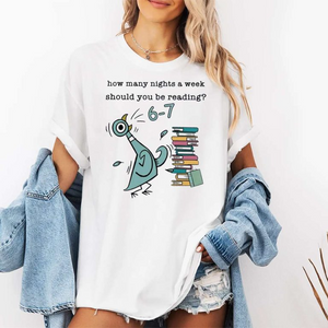 How Many Nights A Week Should You Be Reading 67 Bright Shirt Funny Gift CH07 899002