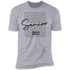GeckoCustom #680202 Senior 2022 Shirt Premium Tee / Heather Grey / X-Small