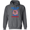 GeckoCustom Back It Up Terry Put It In Reserve American Flag USA 4th Of July H415 Pullover Hoodie / Dark Heather / S