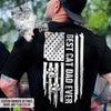 GeckoCustom Best Cat Dad Ever Flag Back Cat Shirt, HN590