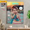 GeckoCustom Birthday Gift For Baby Upload Photo Canvas N369 HN590