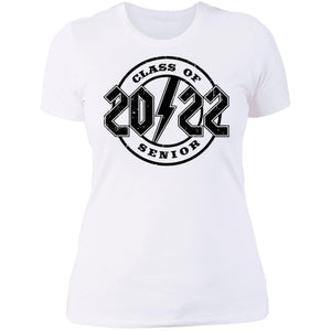 GeckoCustom class of 2022 rock style senior White Senior Women Tee / White / X-Small
