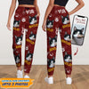 GeckoCustom Custom Cat Photo With Offroad Pattern Sweatpants N304 HN590
