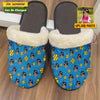 GeckoCustom Custom Photo Baseball Plush Slippers T368 HN590