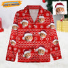 GeckoCustom Custom Photo Christmas Cat Pajamas N304 HN590