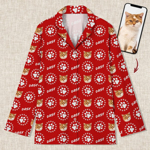 GeckoCustom Custom Photo Dog Cat Paw Pajamas Christmas Gift K228 HN590