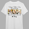 GeckoCustom Custom Photo Happy Mother's Day To My Amazing Mom For Dog Lovers Bright Shirt K228 889108