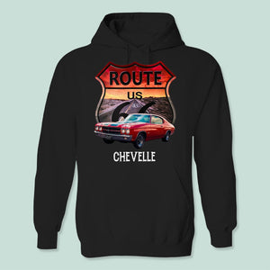 GeckoCustom Custom Photo Route 66 Vintage Car Shirt N304 HN590