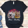 GeckoCustom Dog Cat Vintage Multiple Background, Custom Photo Shirt T132
