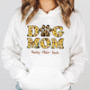 GeckoCustom Dog Mom Sunflower Leopard Custom Shirt C223 Pullover Hoodie / White Colour / S