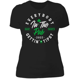 GeckoCustom Everybody in the Pub 2022 Women Tee / Black / X-Small