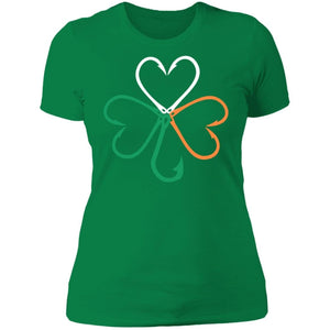 GeckoCustom fish shamrock flag Women Tee / Kelly Green / X-Small