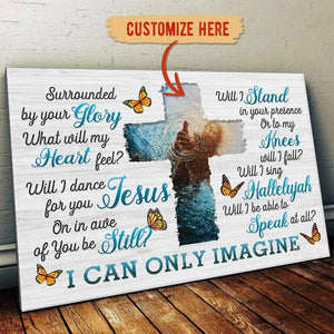 GeckoCustom I Can Only Image Jesus Canvas HN590