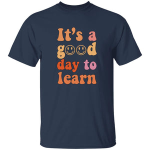 GeckoCustom Inspirational Teacher Learning Teach Love Inspire Shirt H428 2 Basic Tee / Navy / S