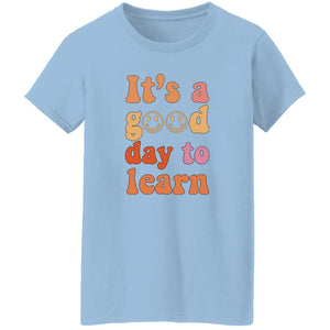 GeckoCustom Inspirational Teacher Learning Teach Love Inspire Shirt H428 2 Women T-shirt / Light Blue / S
