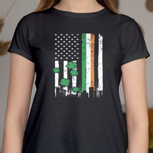 GeckoCustom Irish American Flag Custom Shirt