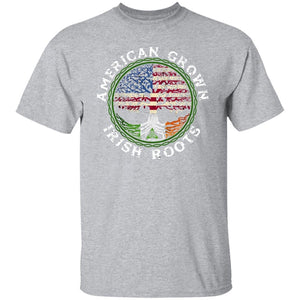 GeckoCustom irish roots american Basic Tee / Sport Grey / S