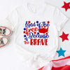 GeckoCustom Land Of The Free American Shirt, HN590