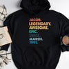 GeckoCustom Legendary Awesome Epic Since Personalized Custom Father's Day Shirt H342