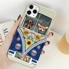 GeckoCustom License Plate Hippie Vintage Van Dog Phone Case, Dog Lover Gift HN590 PC