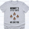 GeckoCustom Mommy's Little Shits Personalized Custom Family Shirt C294 Unisex T-Shirt / Light Blue / S