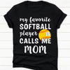 GeckoCustom My Favorite Softball Player Personalized Custom Softball Shirts C497