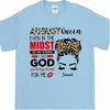 GeckoCustom Personalized Custom Birthday T Shirt, I See God Working It Out For Me Shirt, Birthday Gift Unisex T Shirt / Light Blue Color / S