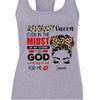 GeckoCustom Personalized Custom Birthday T Shirt, I See God Working It Out For Me Shirt, Birthday Gift Women Tank Top / Color Heather Grey / S