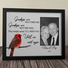 GeckoCustom Personalized Custom Family Memorial Picture Frame, Goodbyes Are Not Forever Goodbyes Are Not The End, Memorial Gifts
