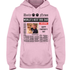 GeckoCustom Personalized Photo Custom T Shirt, Dog Lover Gift, Fathers Day Gift, Worlds Best Dog Dad Pullover Hoodie / Sport Grey Colour / S