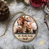 GeckoCustom Personalized photo ornament for U.S Veteran, Christmas wood slice ornament military, HN590
