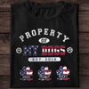GeckoCustom Property Of My Dogs Personalized Custom Dog Shirt C188