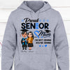 GeckoCustom Proud of senior Mom Chibi Graduation Shirt HN590