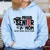 GeckoCustom Proud Senior Mom 2022 Custom Shirt C241 Pullover Hoodie / Sport Grey Colour / S