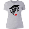GeckoCustom Senior class of 2022 girl face shirt Women Tee / Heather Grey / X-Small