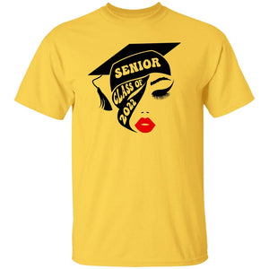 GeckoCustom Senior class of 2022 girl face shirt Basic Tee / Daisy / S