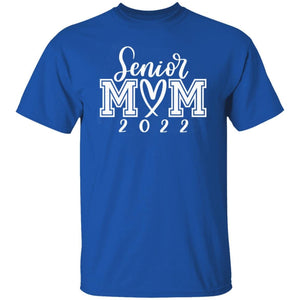 GeckoCustom Senior Mom 2022 Graduation Family Shirt Basic Tee / Royal / S