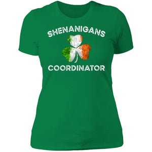 GeckoCustom Shenanigans Coordinator Women Tee / Kelly Green / X-Small