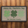 GeckoCustom St. Patrick's Day Personalized Doormats T107