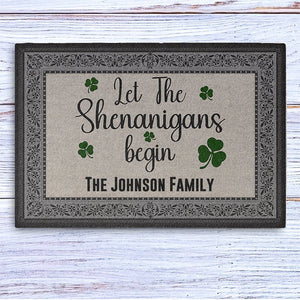 GeckoCustom St Patricks Day Decor Custom Doormat 24x16 inch - 60x40 cm