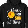 GeckoCustom That's My Softball Player Out There Personalized Custom Softball Shirts C507