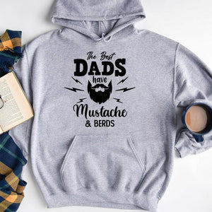 GeckoCustom The Best Papa Have Mustache And Beards Family T-shirt, HN590