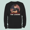 GeckoCustom The Man, The Myth. The Legend Shirt N304 889133 Long Sleeve / Sport Grey Colour / S