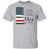 GeckoCustom There Ain't No Doubt I Love This Land H361 Basic Tee / Sport Grey / S