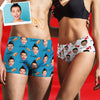GeckoCustom Underwear Personalized Upload Photo Men's Boxer Briefs Classic N369 HN590